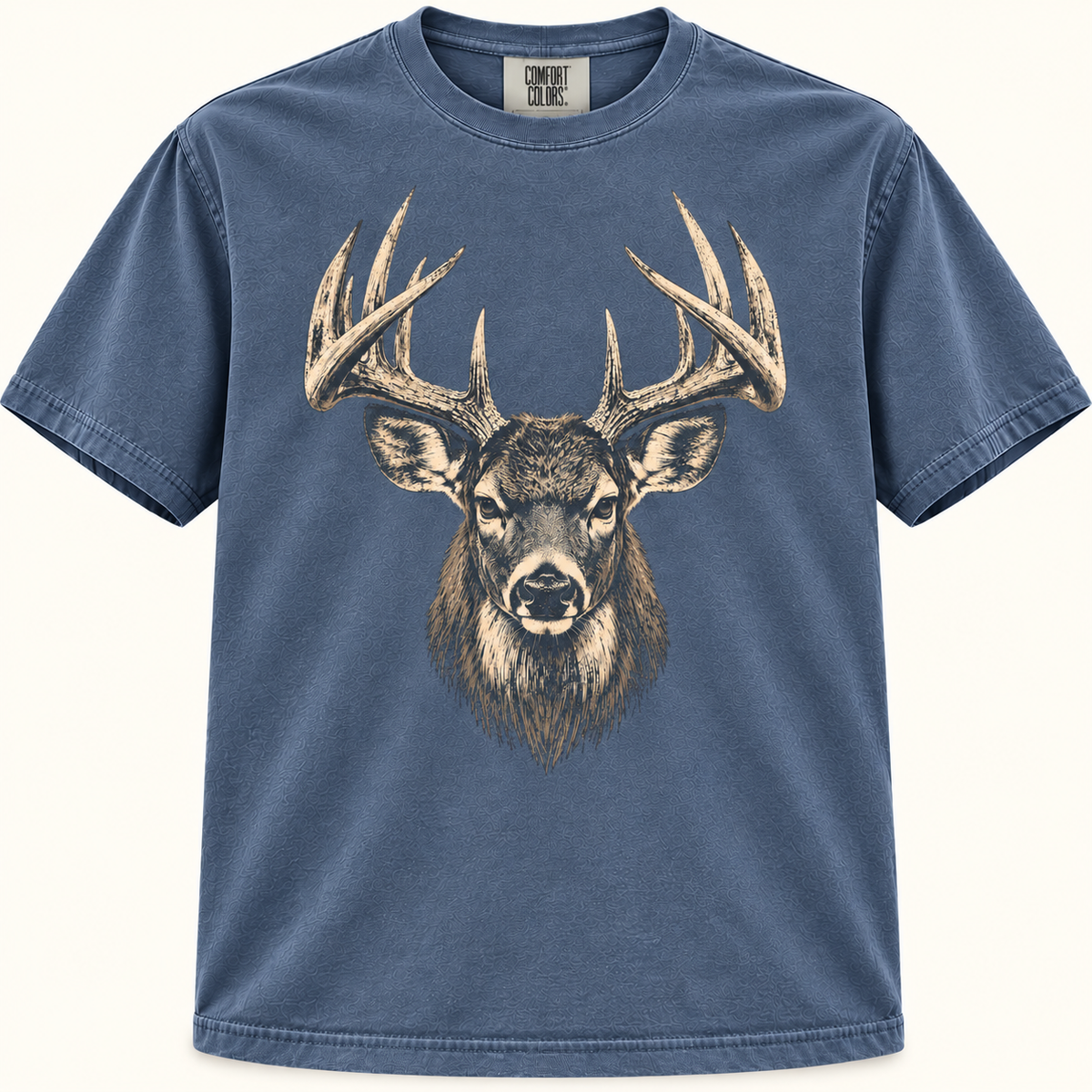 Vintage Whitetail Buck Head Graphic Tee