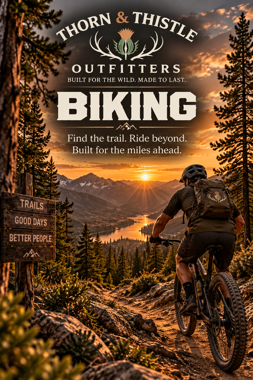 Thorn & Thistle Outfitters Biking collection hero (mobile)