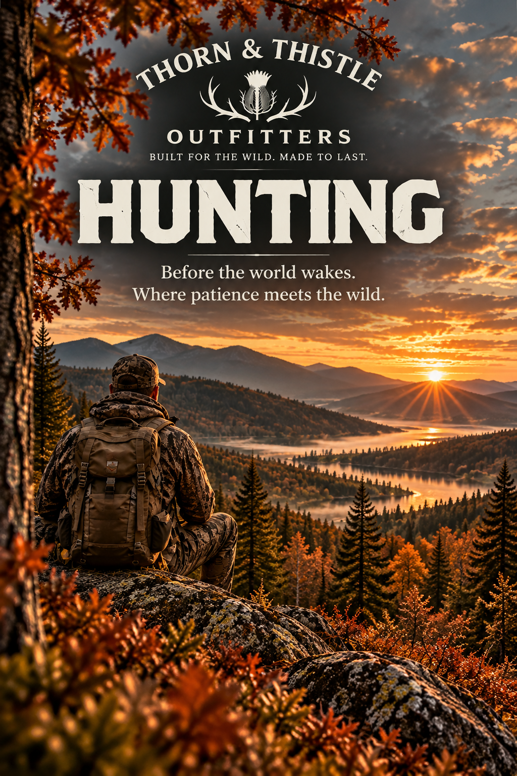 Thorn & Thistle Outfitters Hunting collection hero (mobile)