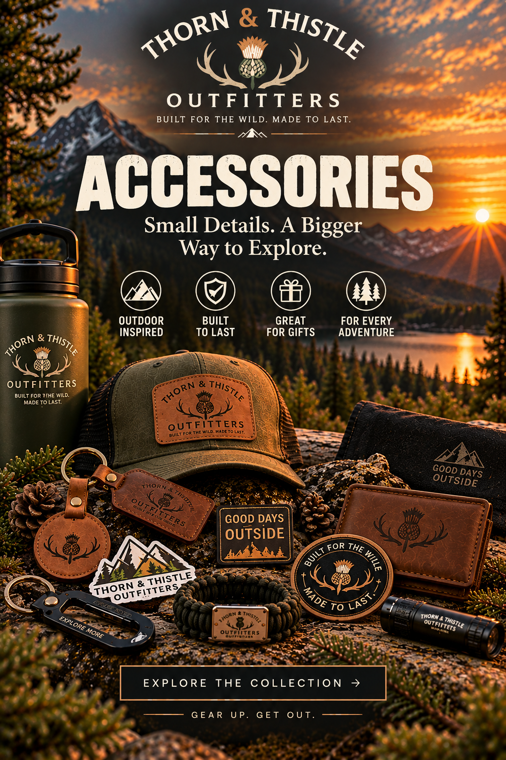 Thorn & Thistle Outfitters Accessories hero (mobile)