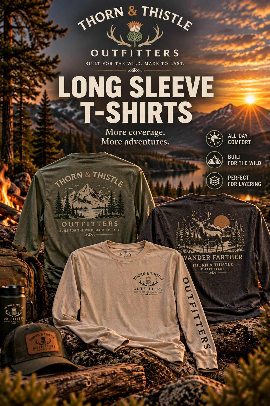 Thorn & Thistle Outfitters Long Sleeve T-Shirts hero (mobile)